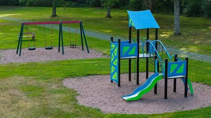 Lekplatsen på Truvebadet